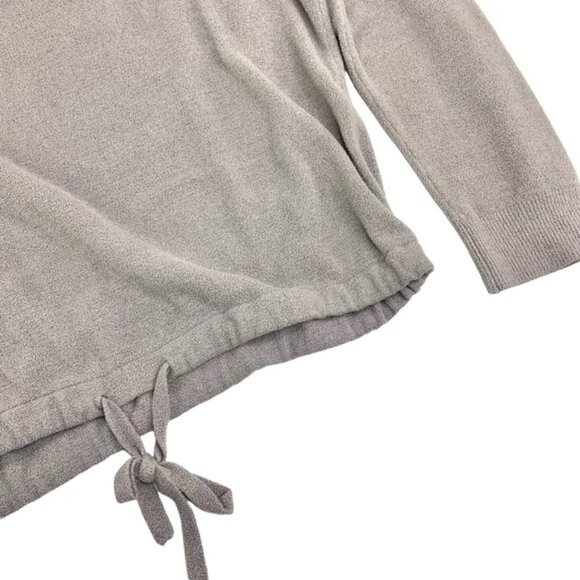 Barefoot Dreams Cozy Chic Ultra Lite Pullover Sweater in Taupe - Picture 5 of 7